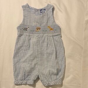 Carriage Boutique Safari Smocked Romper